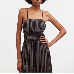 Multi Striped Spaghetti Strap Dress